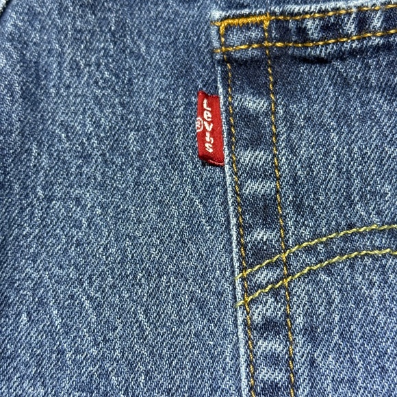 Levi 501 Women's Jeans 24W Original Fit Straight Leg - Worn in Indigo - Red Tab - Picture 8 of 10